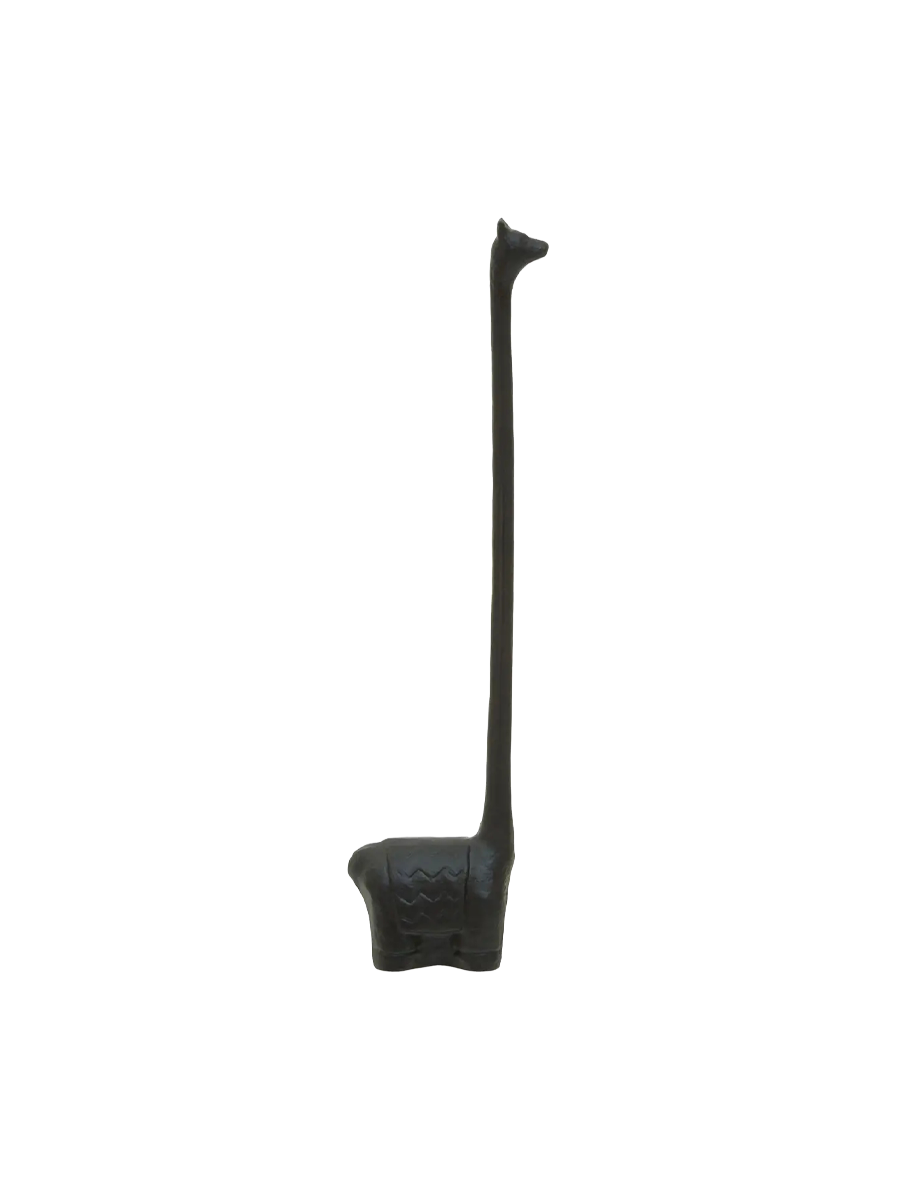 
Stylish Toilet Paper Holder "Fauna Llama" - Black