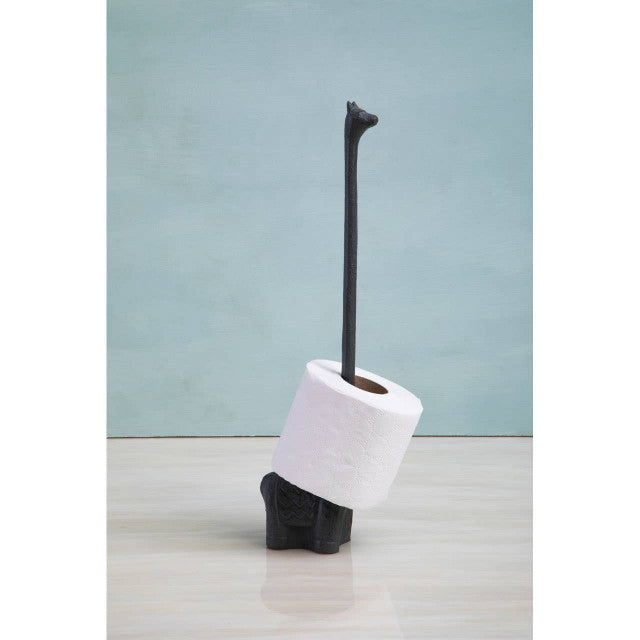 
Stylish Toilet Paper Holder "Fauna Llama" - Grey