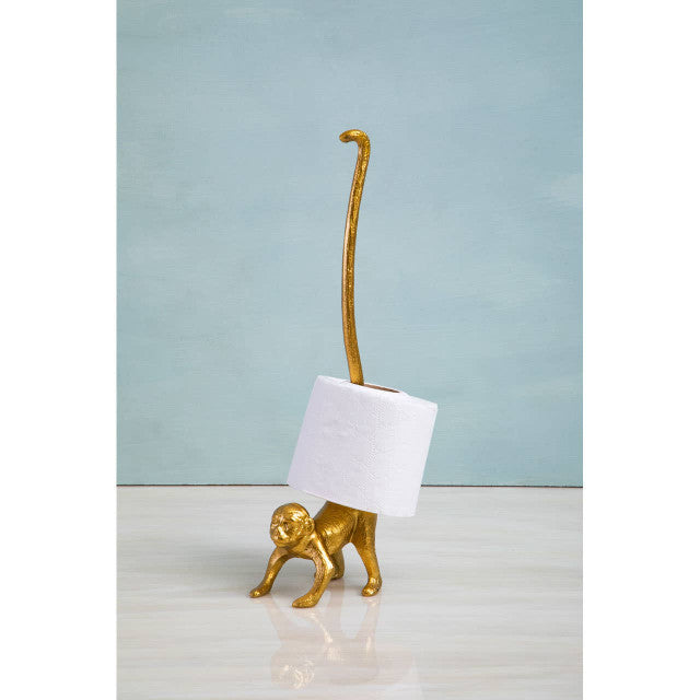 
Stylischer Toilettenpapierhalter „Fauna Money“ - Gold