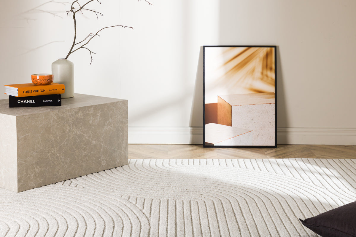 
Designer Rug "Vince", various sizes - Cream / 240 x 340 cm