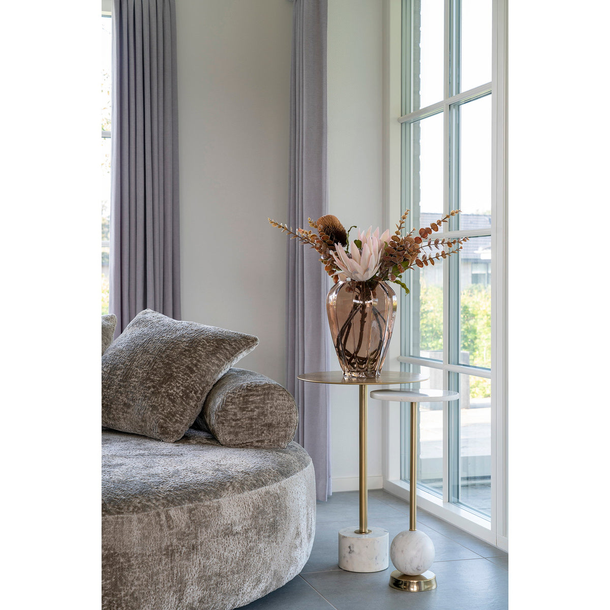 
Tavolino laterale di design rotondo «Sallo»