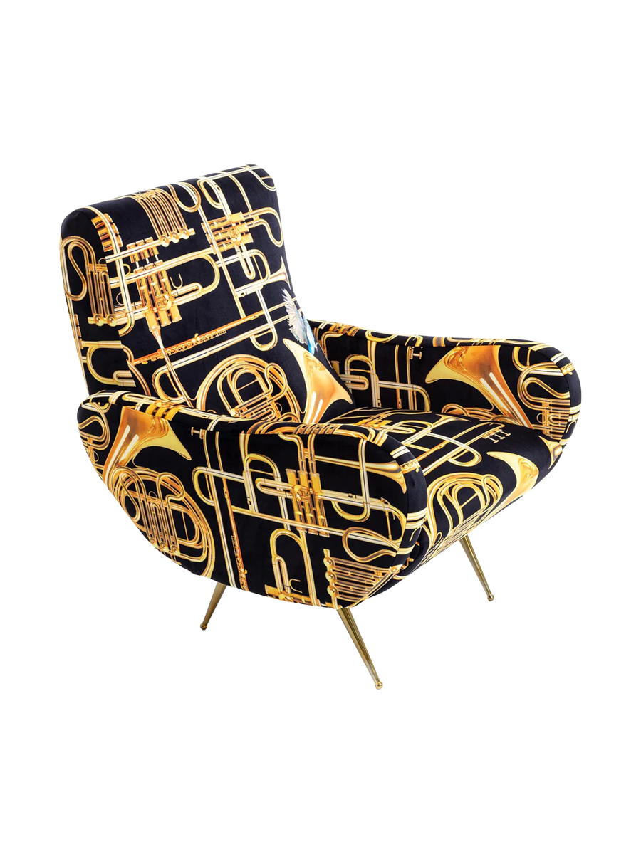 
Fauteuil design « Toiletpaper Trumpets »