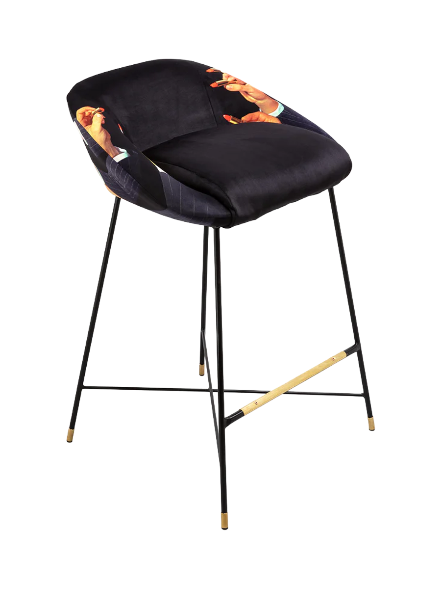 
Tabouret de bar design « Toiletpaper Lipstick » - Noir