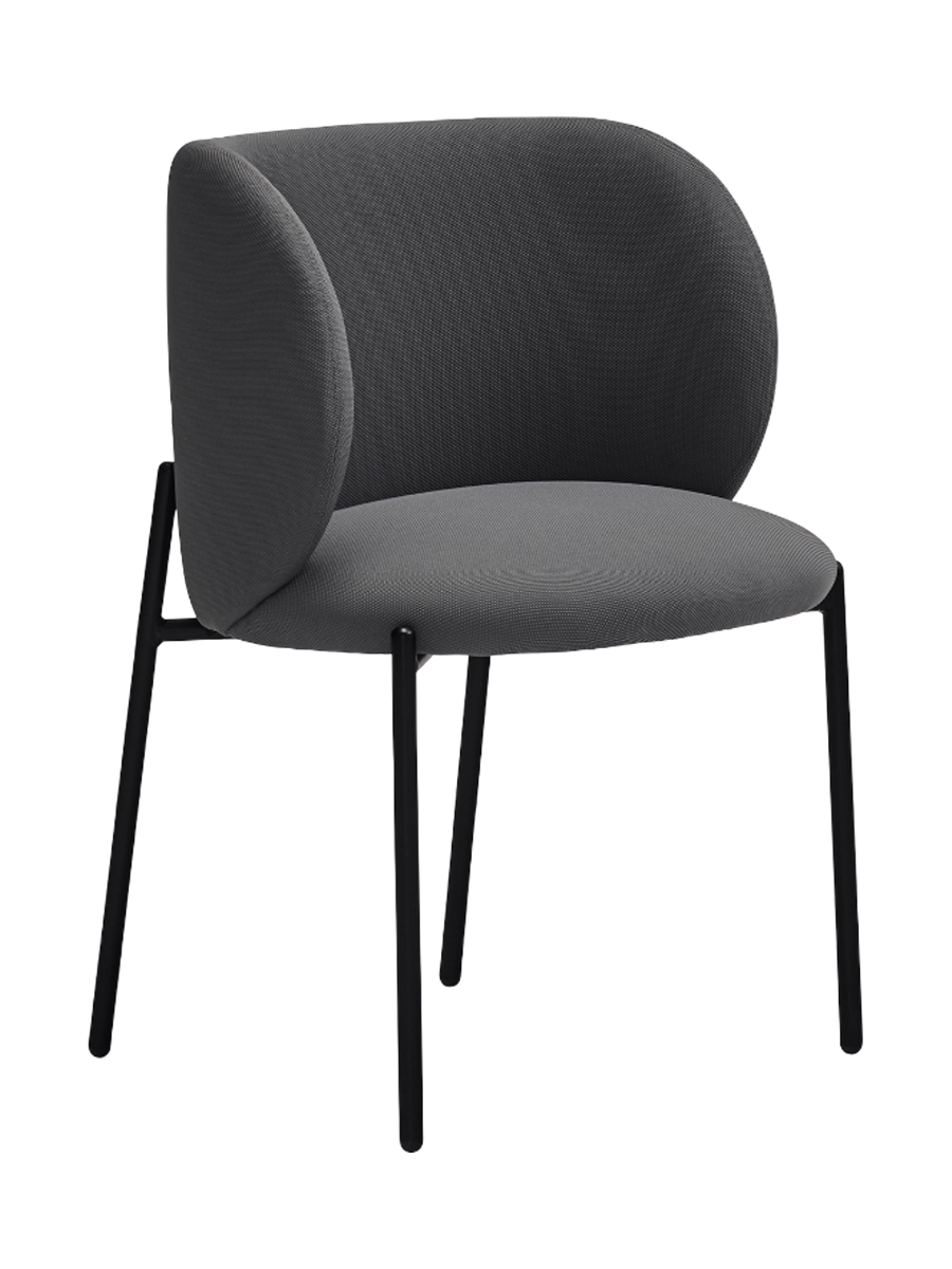 
Sedia con braccioli premium «Mogi» - Grigio scuro