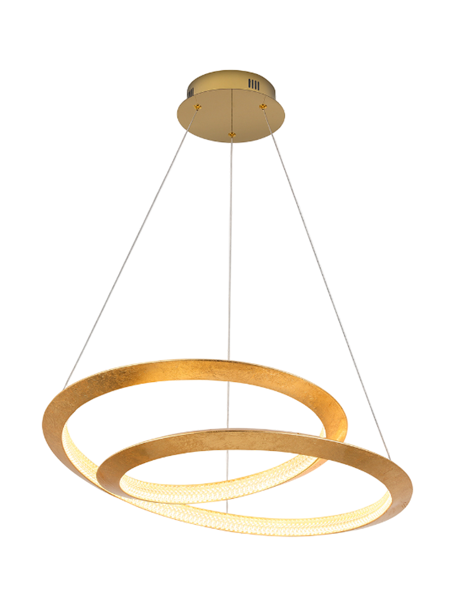 
Suspension LED design à intensité variable « Eternity » - sans télécommande / Ø 60 cm