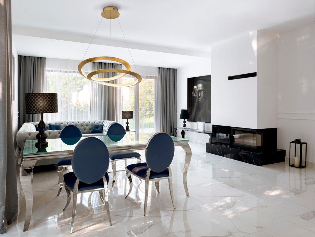 
Dimmable LED designer pendant light “Eternity” - without remote control / Ø 60 cm