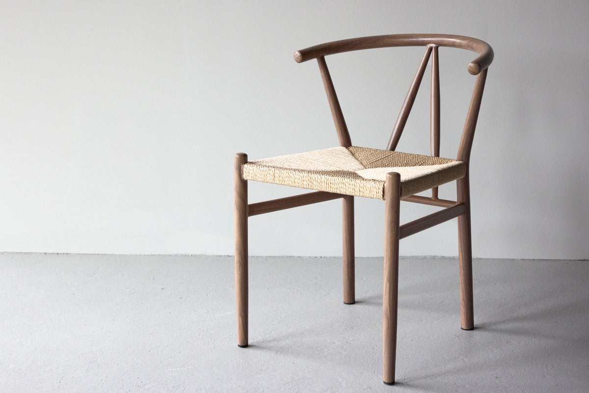 
Sedia da pranzo di design «Alfons» - Marrone / Naturale