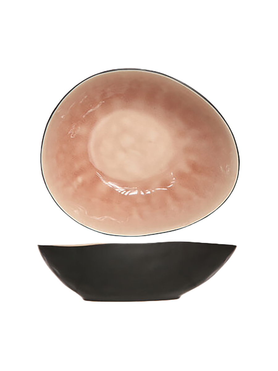 
Assiette creuse ovale « Laguna Old Rose »