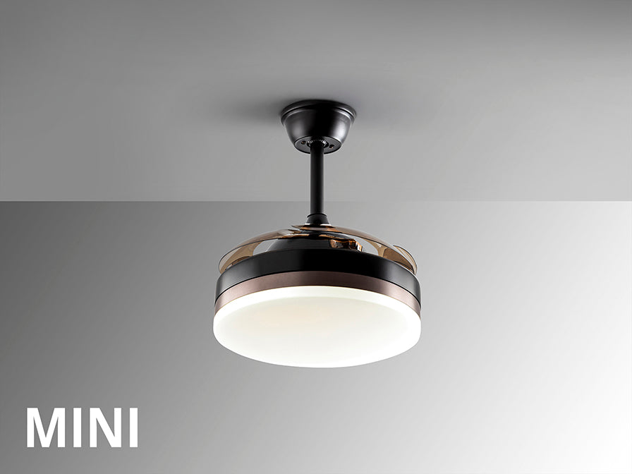 
Ventilateur de plafond haut de gamme et plafonnier LED « Vento » avec télécommande