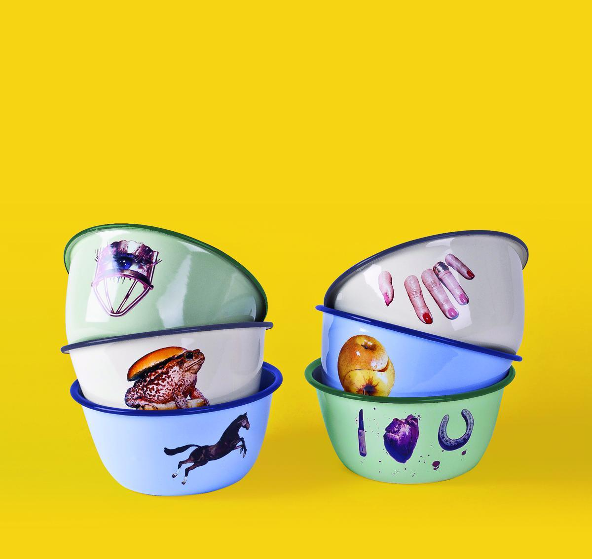 
Ciotola di design „Toiletpaper Toad“ in smalto