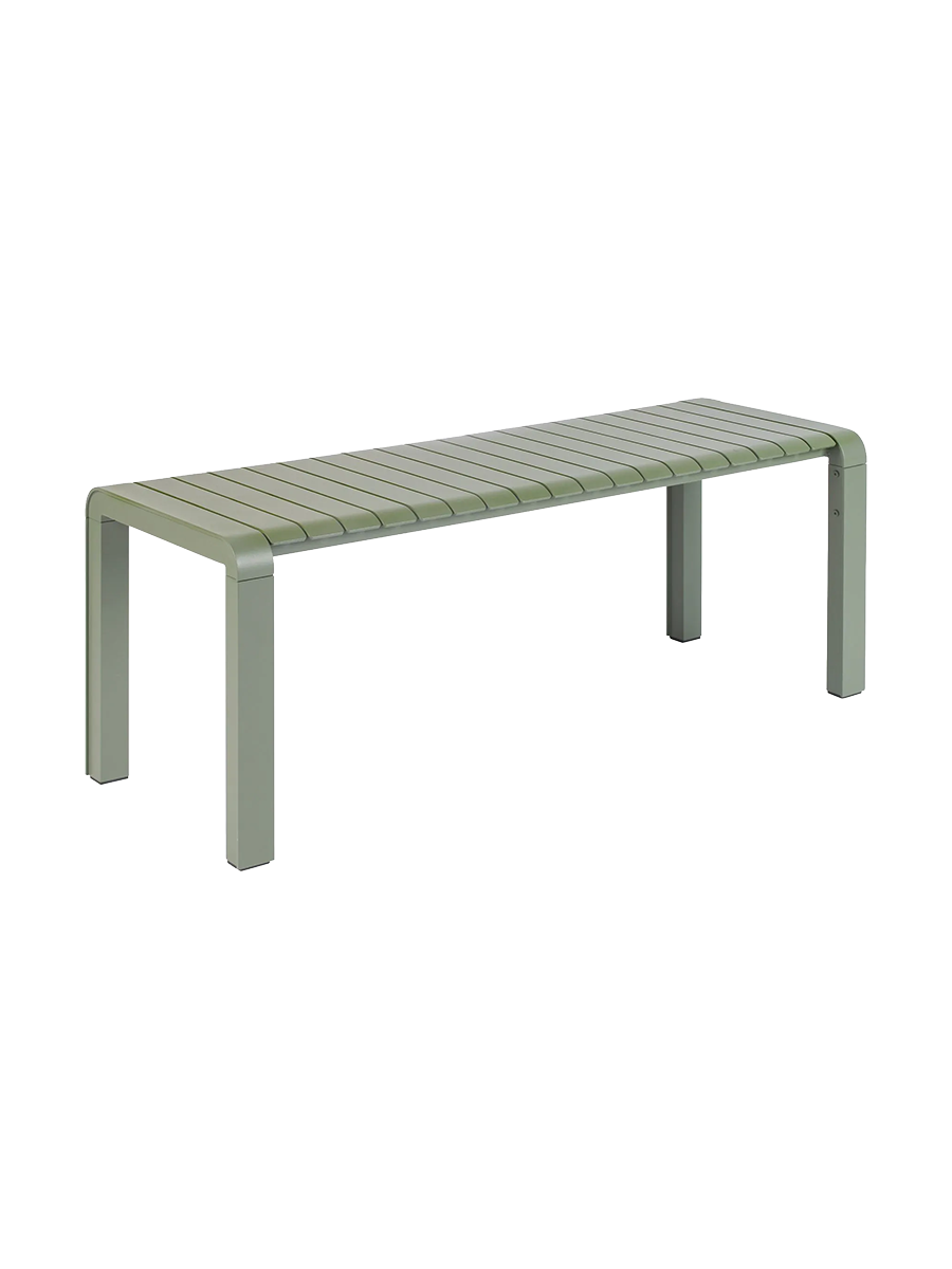 
Banc de jardin design « Vondel », différentes tailles - Vert / 130 x 45 cm