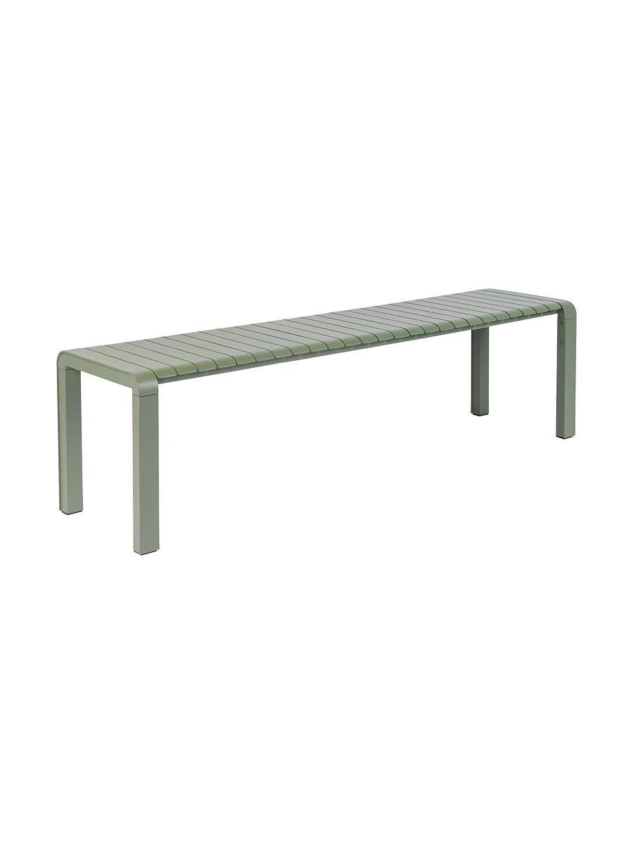 
Banc de jardin design « Vondel », différentes tailles - Vert / 175 x 45 cm