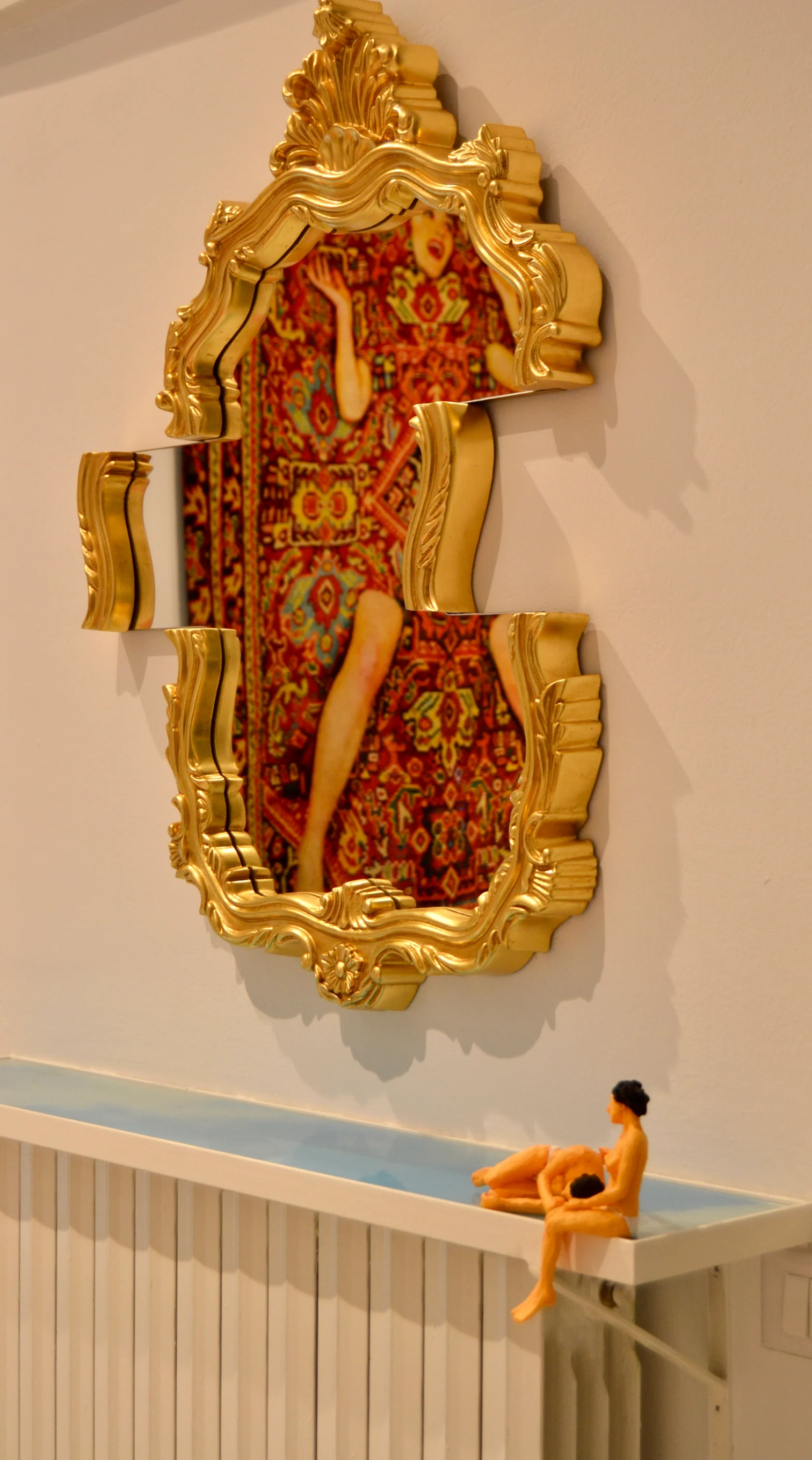 
Design Wall Mirror "Tetris" - 90 x 70 cm