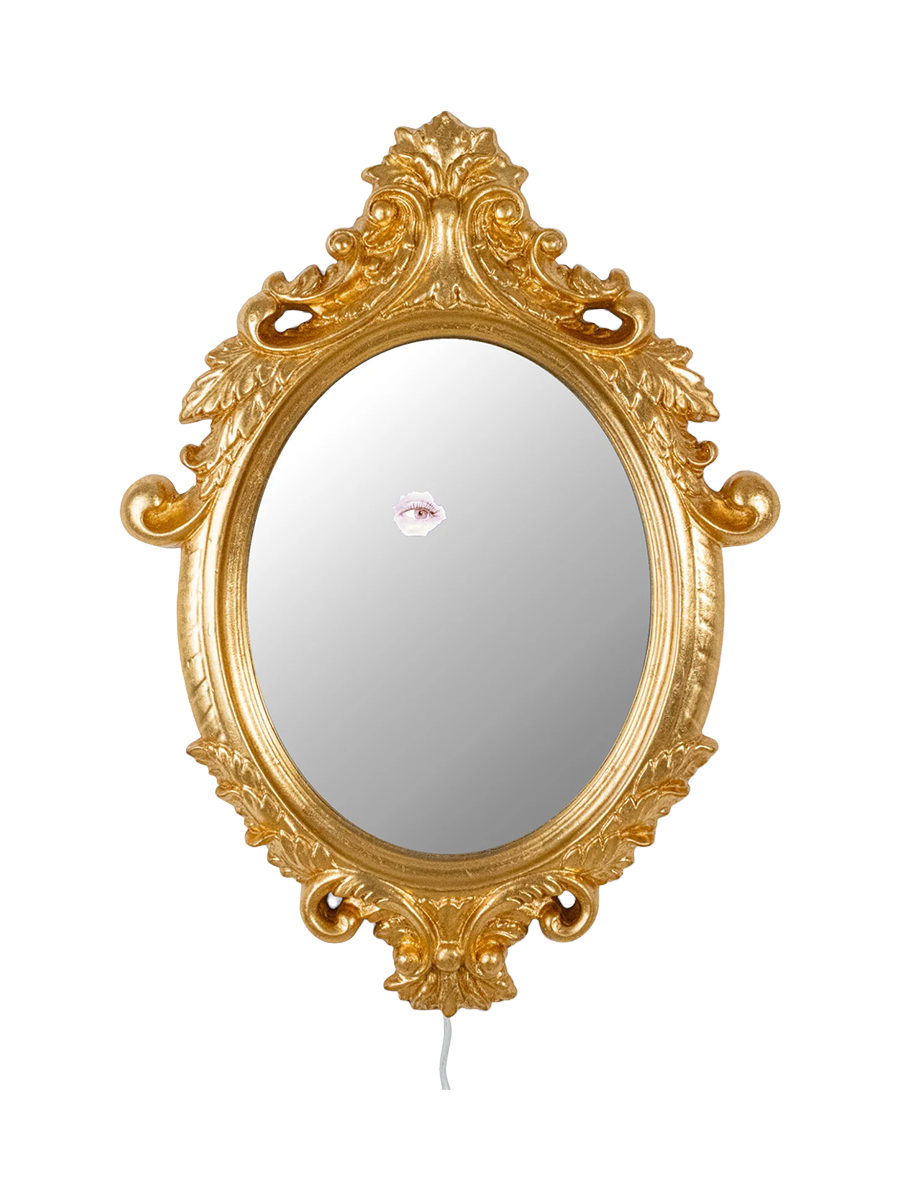 
Reflective Designer Wall Mirror "Ciclope"