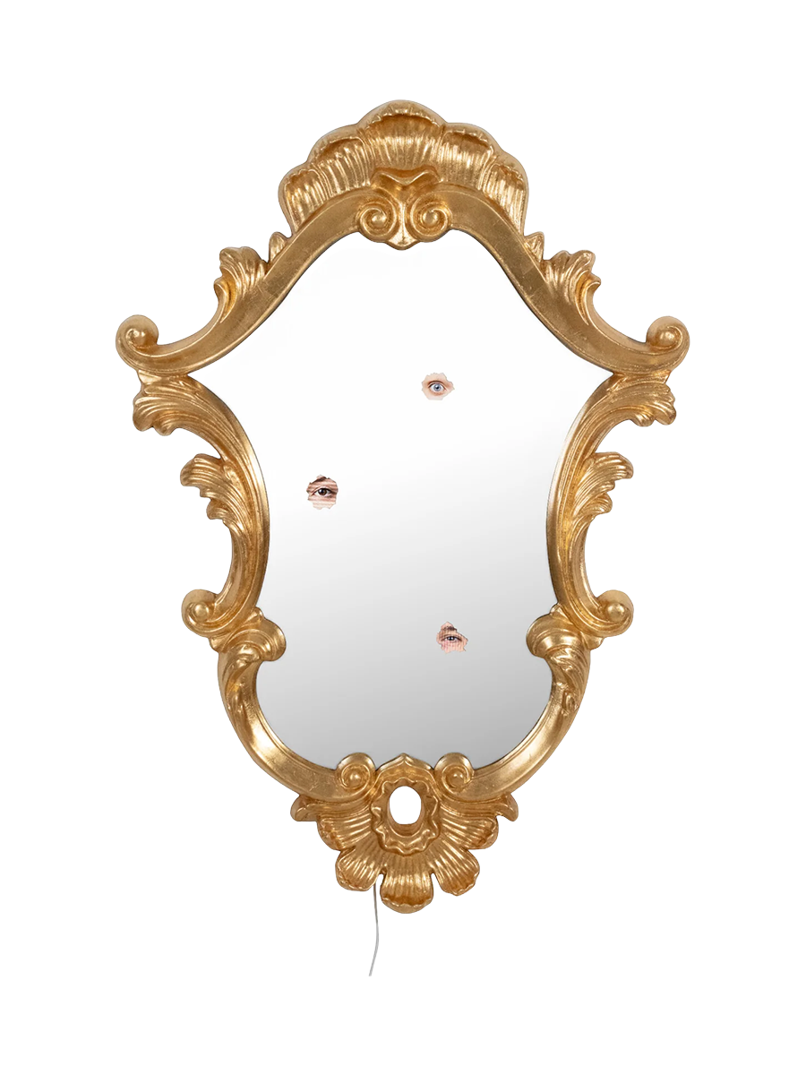 
"Trilogy" Reflective Design Wall Mirror