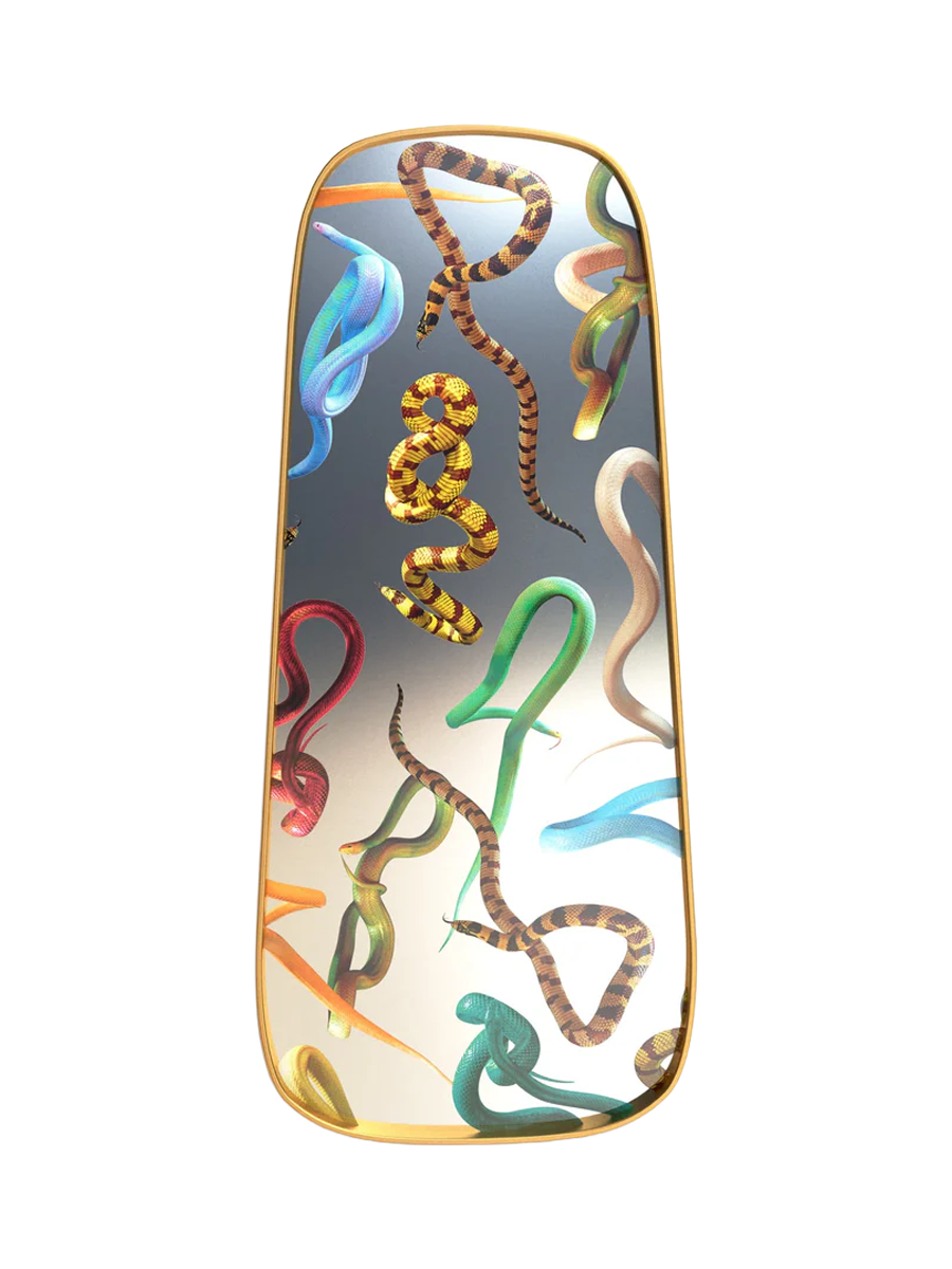 
Miroir mural design « Toiletpaper Snakes »