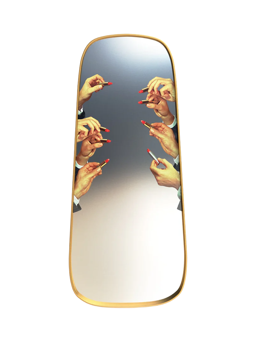 
Miroir mural design « Toiletpaper Lipsticks » - 62 x 140 cm