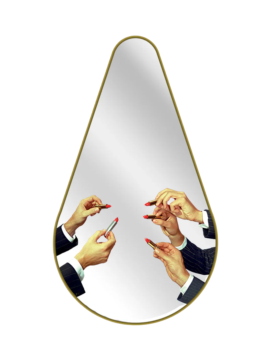 
Miroir mural design « Toiletpaper Lipsticks » - 45 x 80,5 cm
