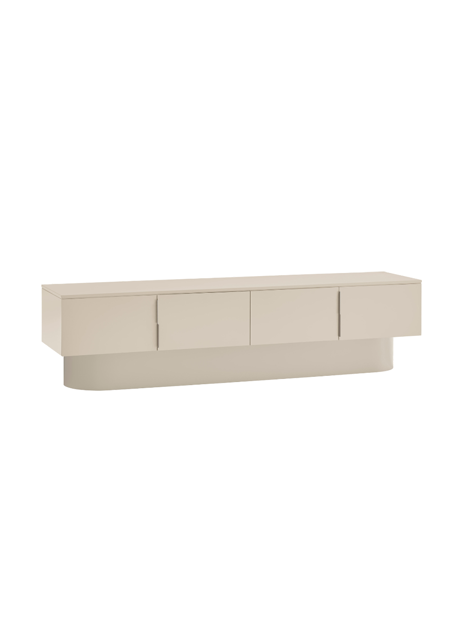 
Grand meuble bas design « Totem » - Sable