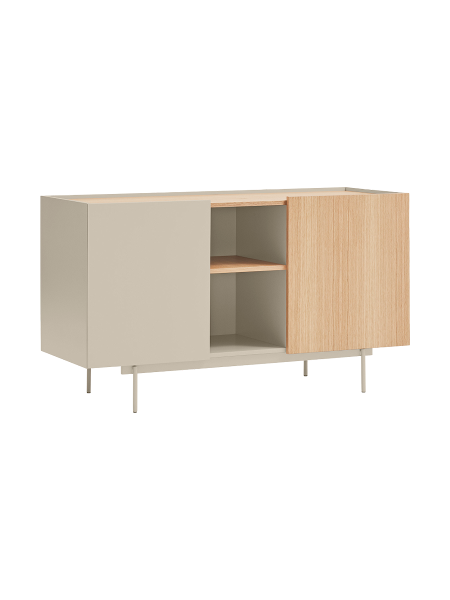 
Sideboard design « Otto » - Sable / Chêne