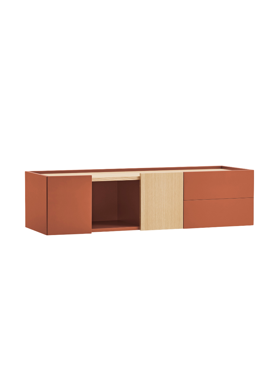 
Design lowboard & wall console "Otto" - Arkilla / Oak
