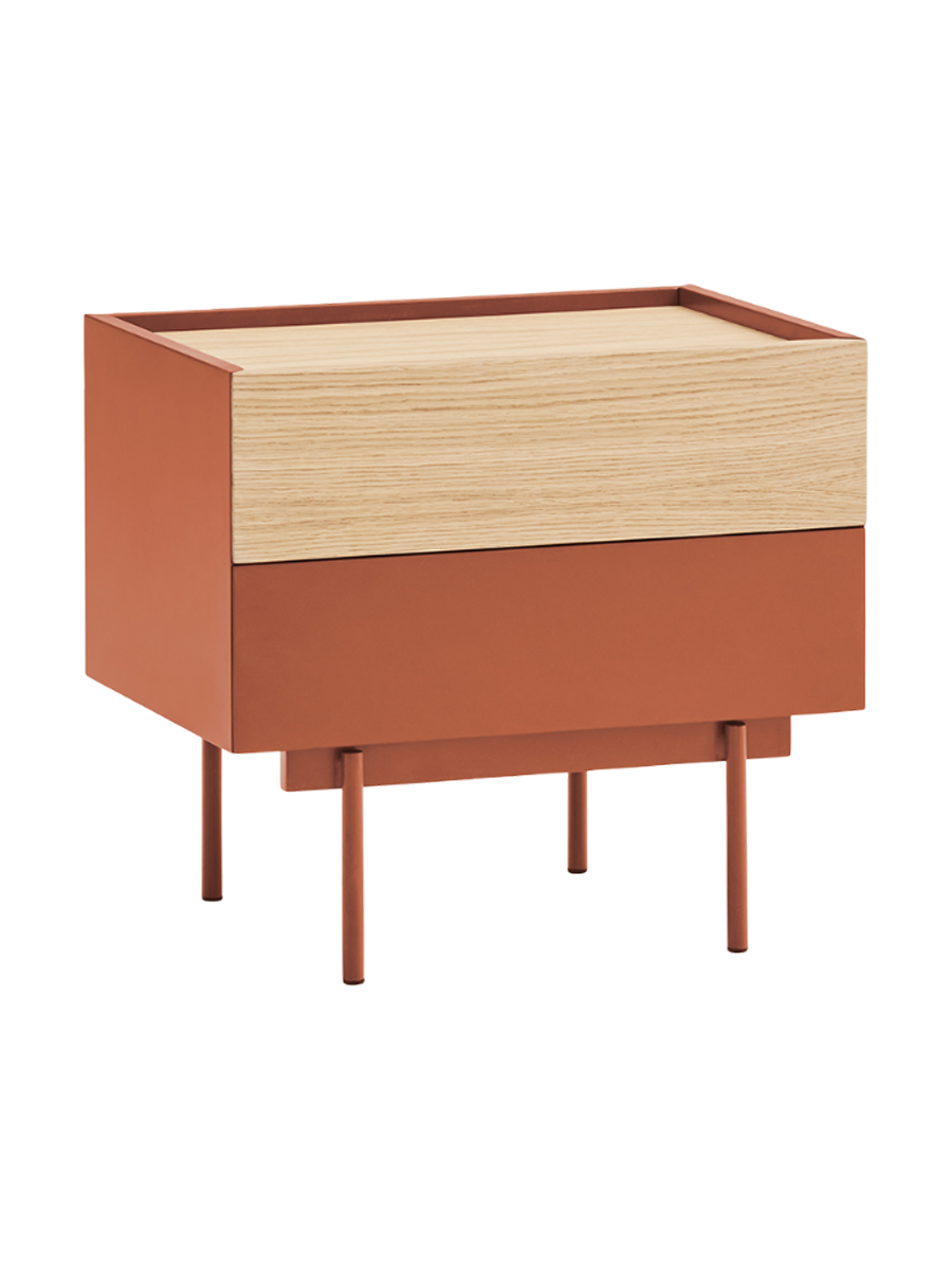 
Table d'appoint et de chevet design « Otto » - Arkilla / Chêne