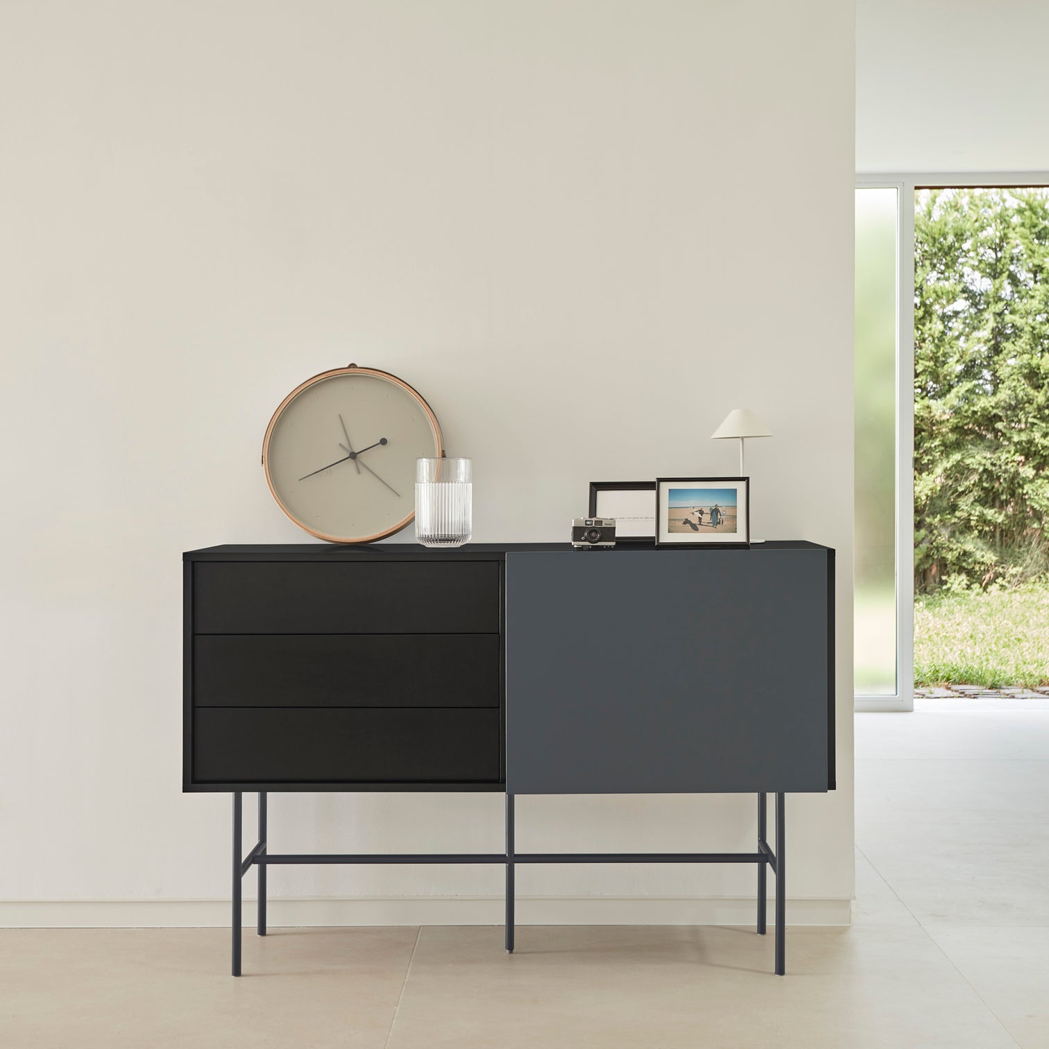 
Buffet design «Nube» - Noir / Anthracite