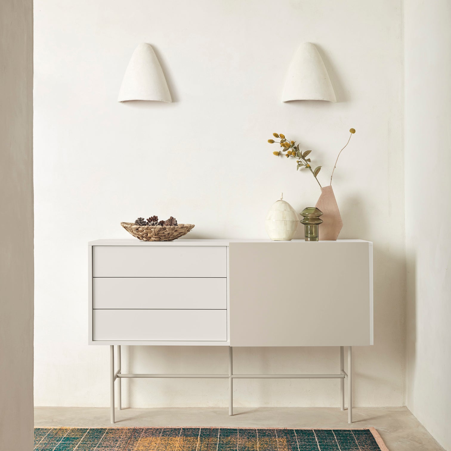 
Buffet design «Nube» - Crème / Sable