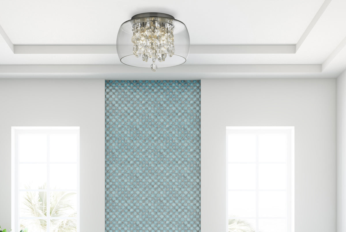 
Élégante applique de salle de bain « Curva » Ø 28 cm