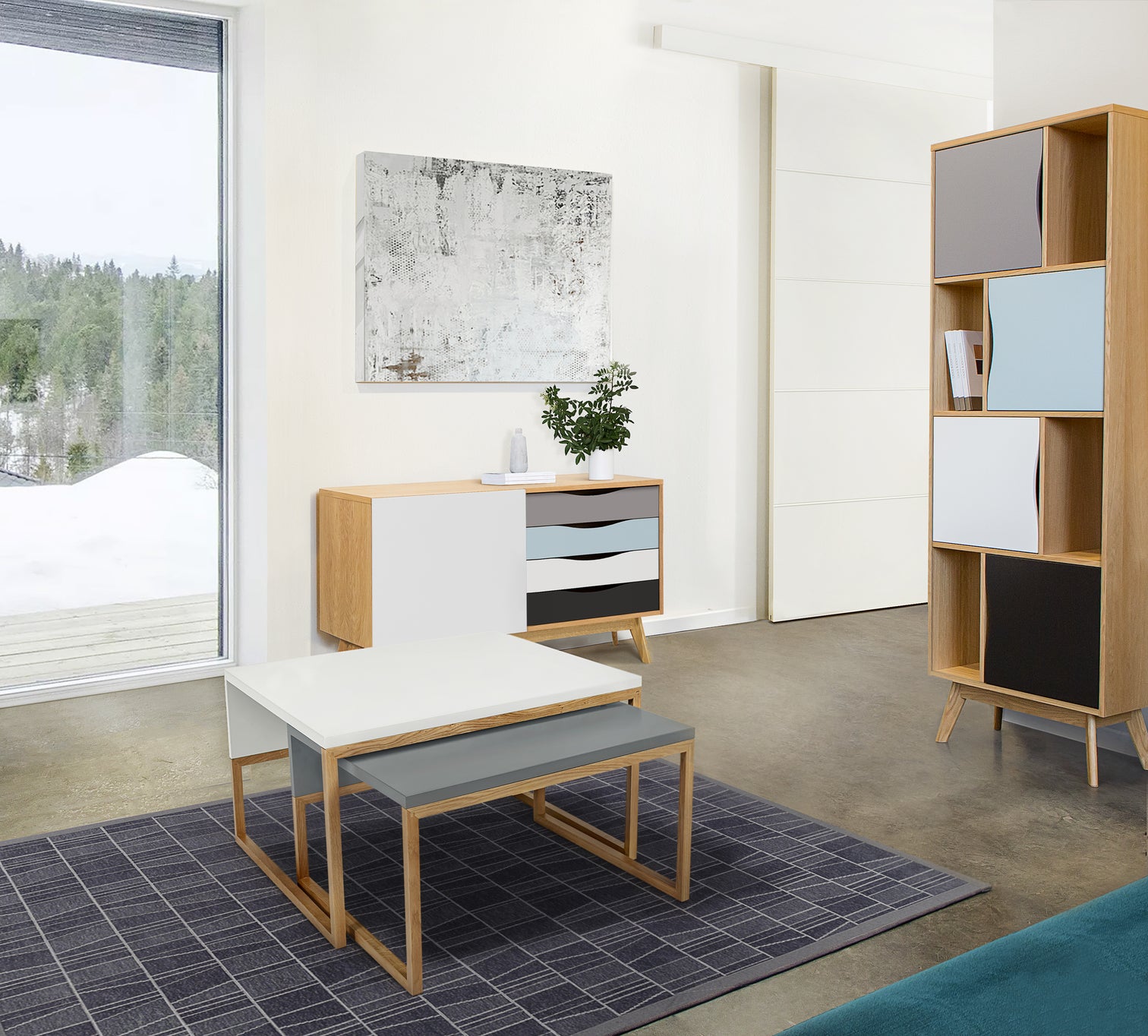 
Étagère design « Avon » - Strates