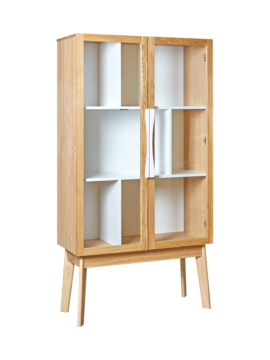 
Modern Display Cabinet "Avon" - White