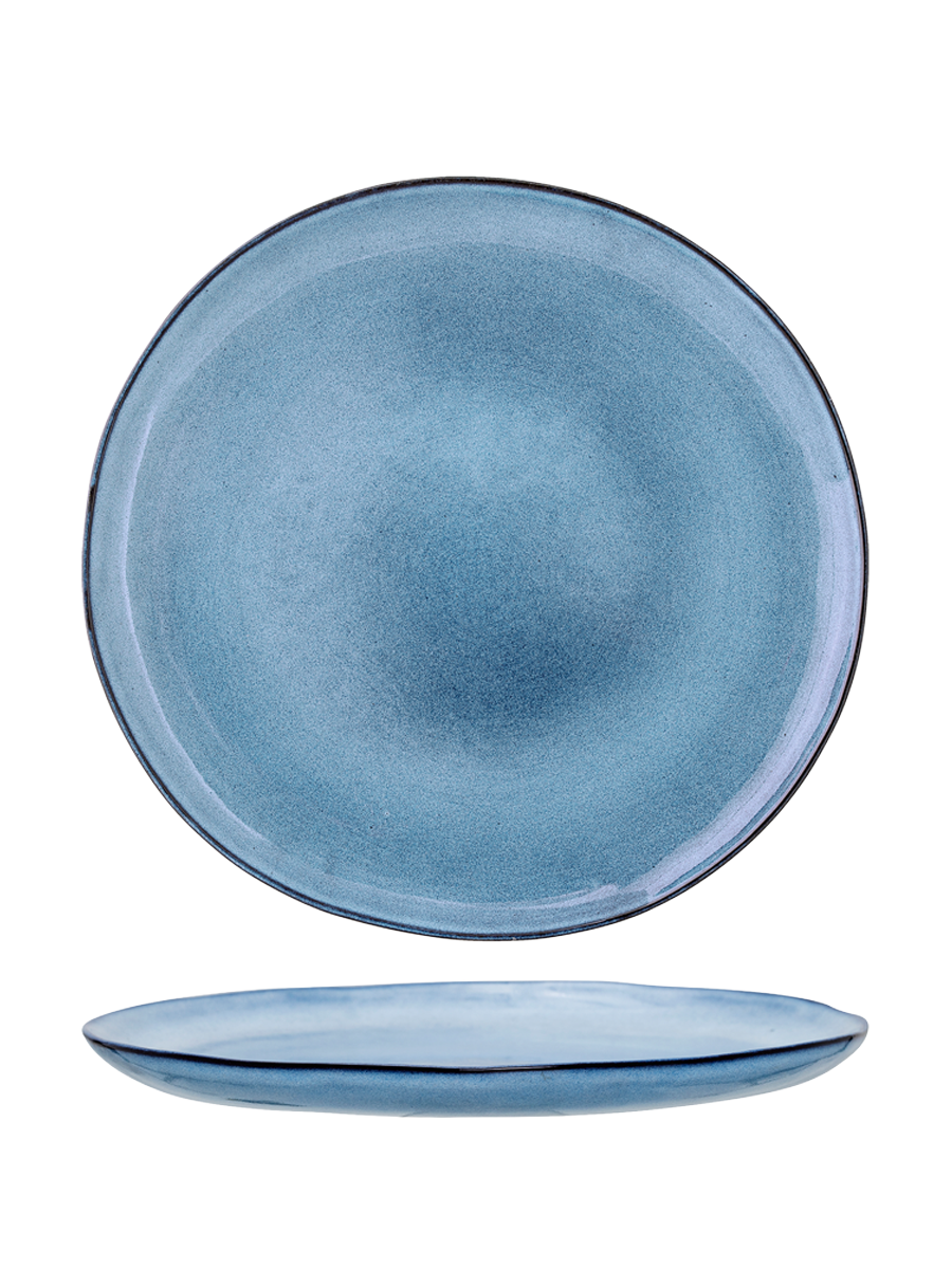 
Assiette plate artisanale « Sandrine » Ø 28 cm - Naturel