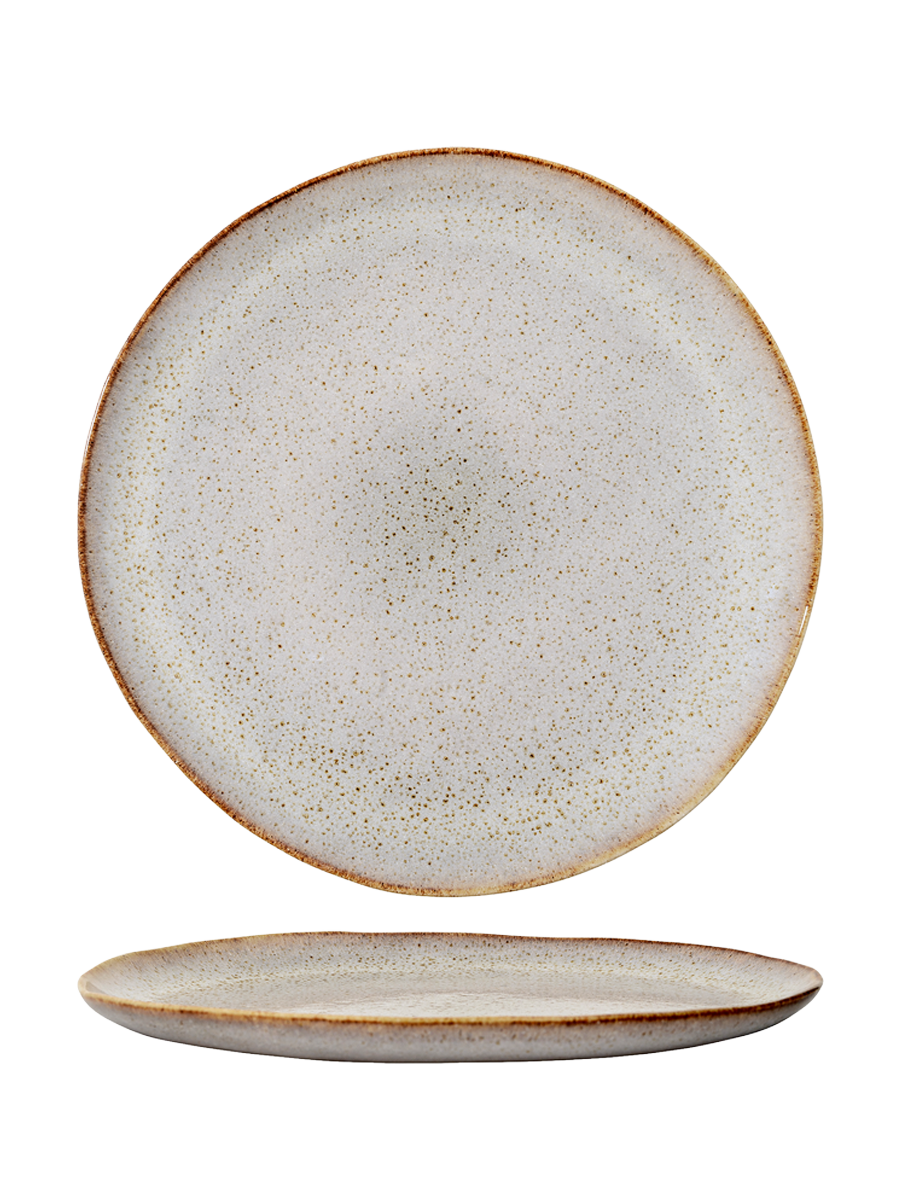 
Assiette plate artisanale « Sandrine » Ø 28 cm