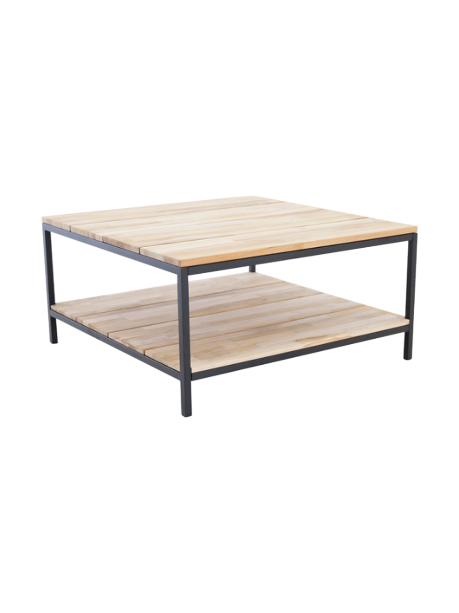 
Couchtisch „Cirebon“ aus Teakholz 80 x 80 cm
