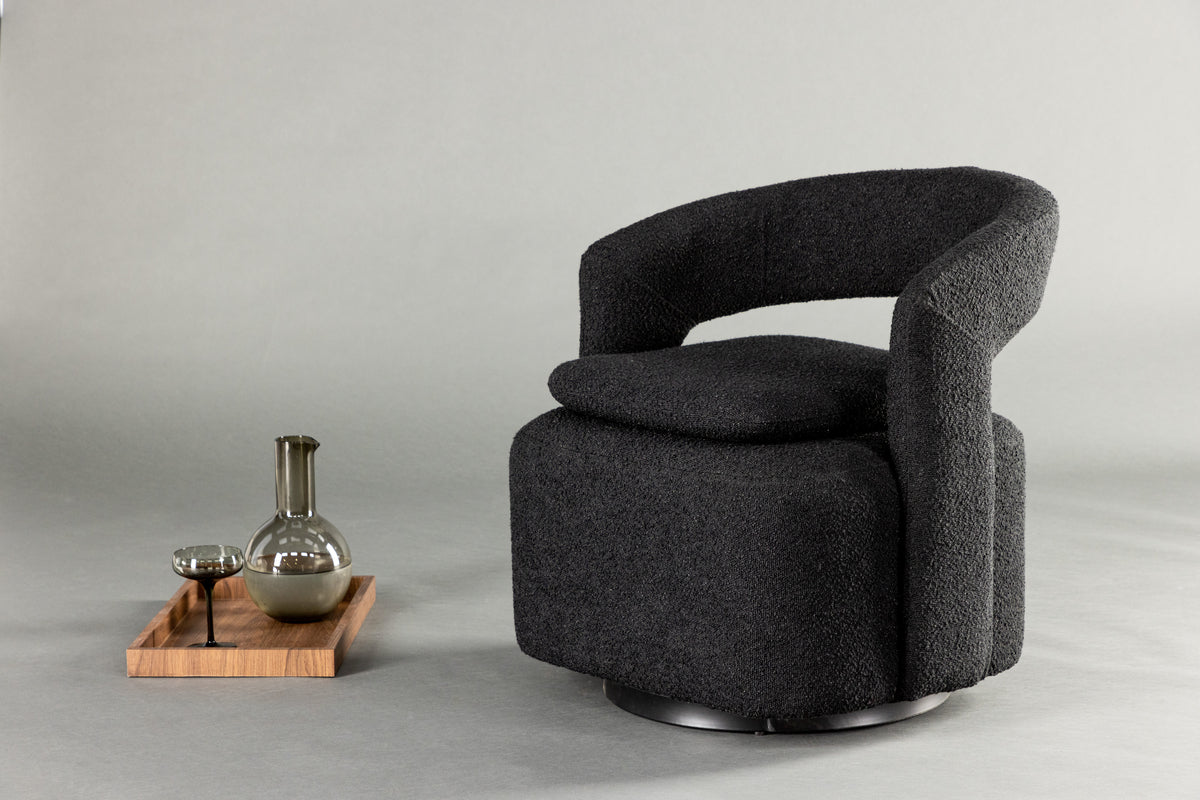 
"Laurel" Design Armchair - Black