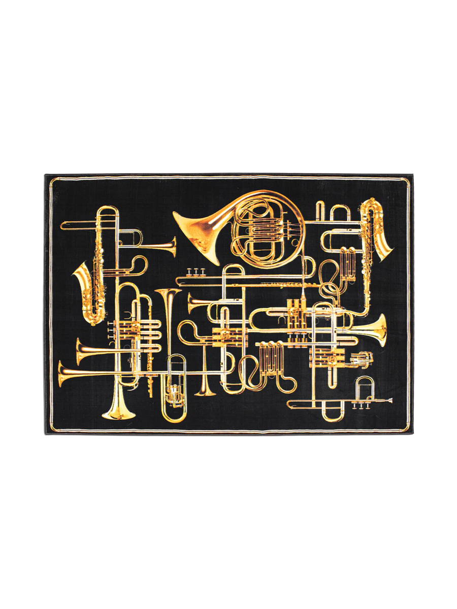 
Designer Rug "Toiletpaper Trumpets"