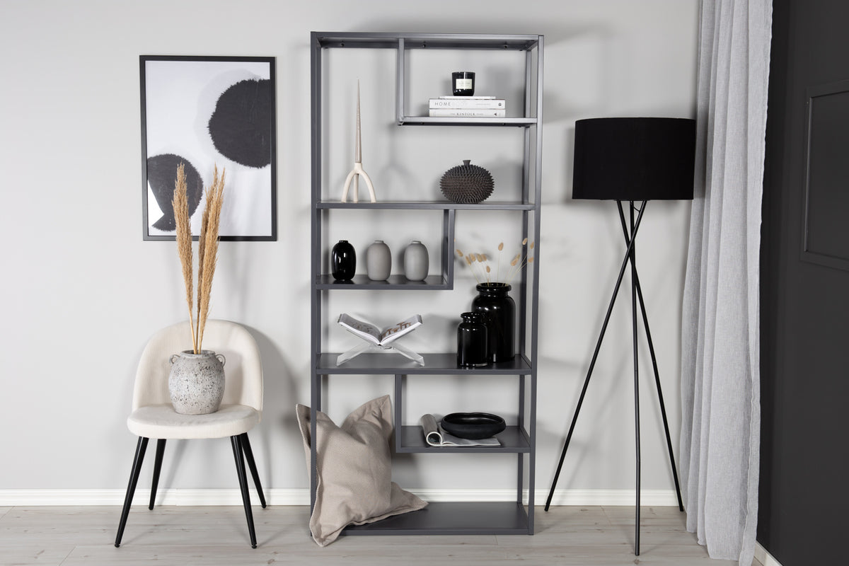 
Étagère design « Staal » en métal - Gris