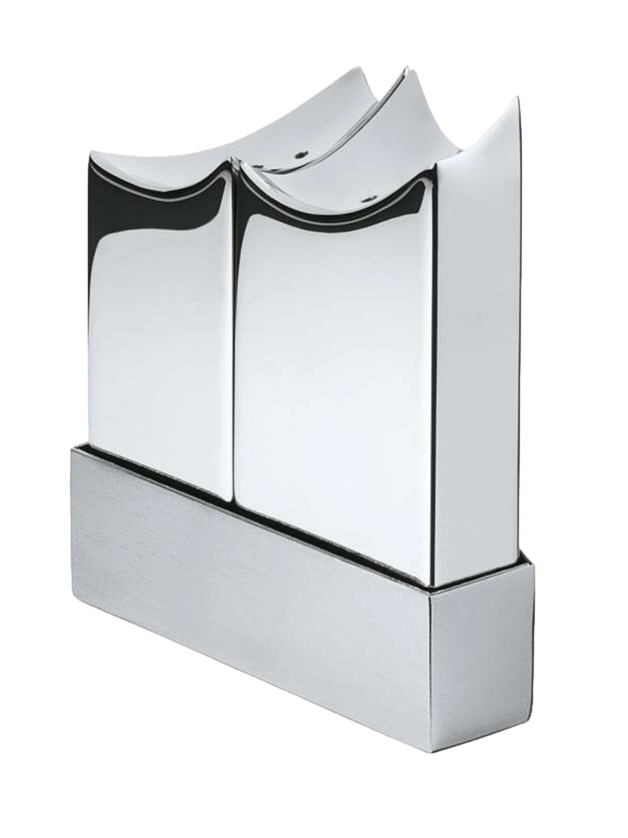 
Salière et poivrière design « Elbphilharmonie » en acier inoxydable