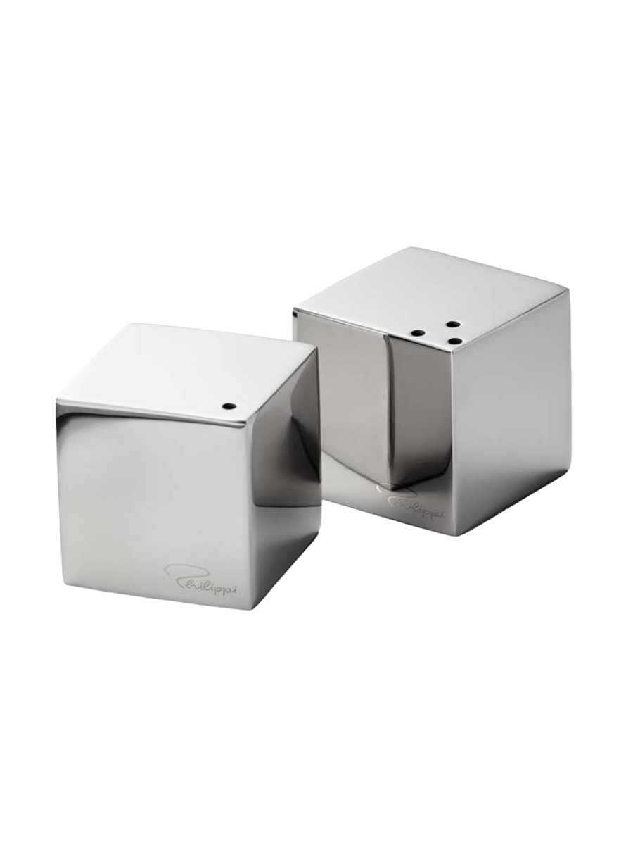 
Salière et poivrière design « Cube » en acier inoxydable
