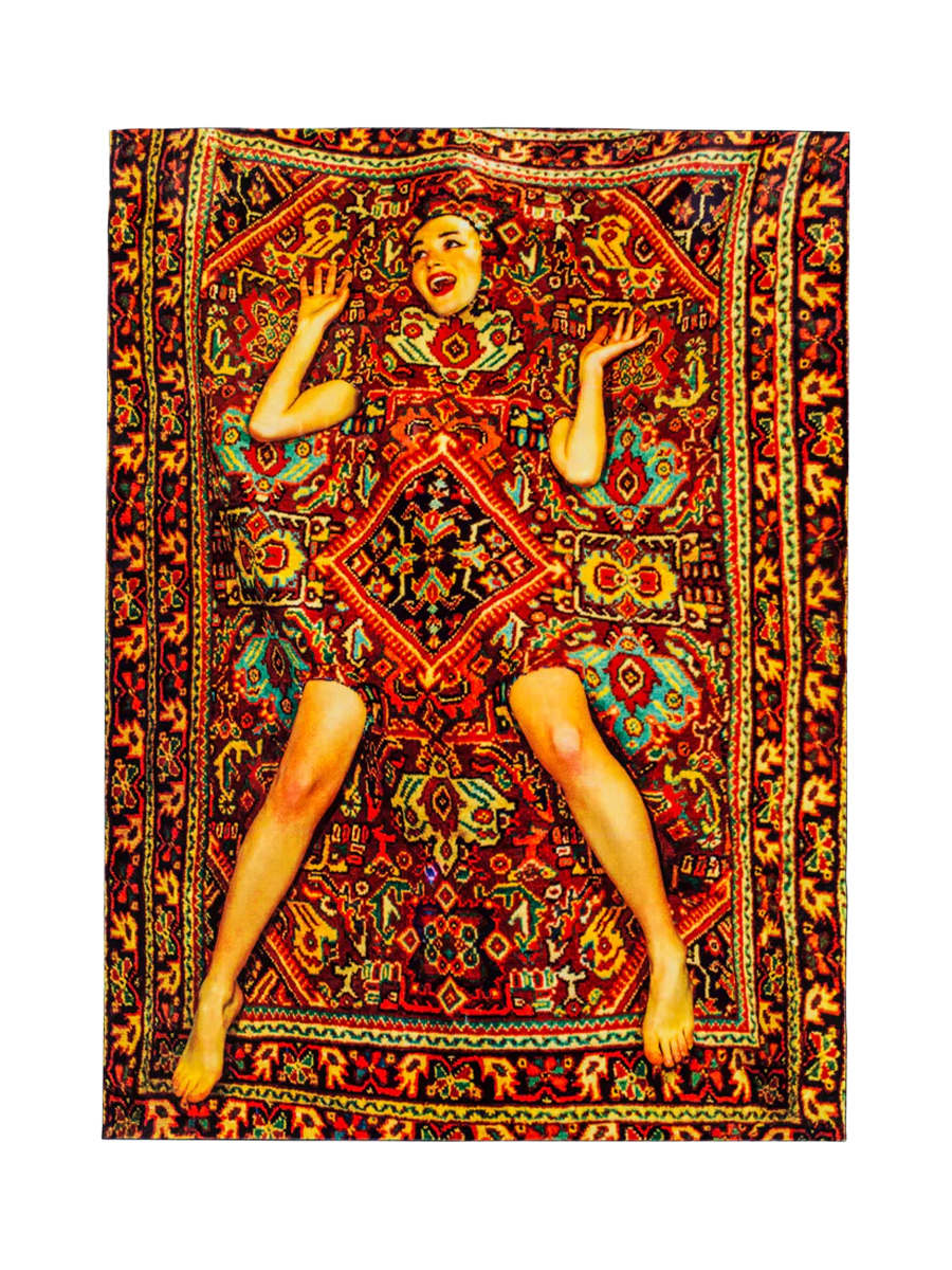
Designer Rug "Toiletpaper Lady of Carpets"