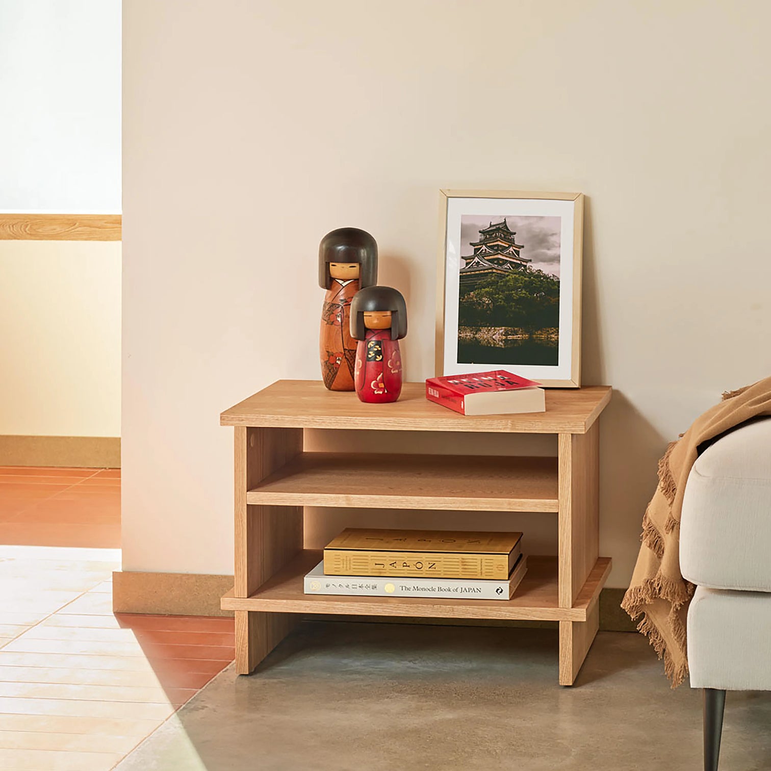 
Designer Side or Nightstand "Inari" - Oak