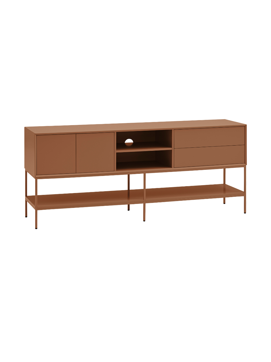 
Meuble bas design « Platt » - Argile