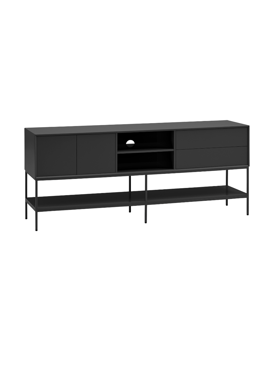 
Meuble bas design « Platt » - Noir