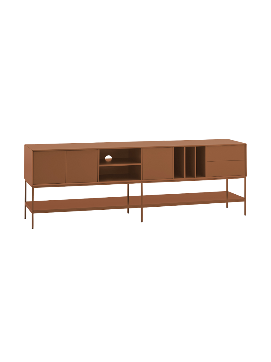 
Grand bahut design « Platt » - Argile