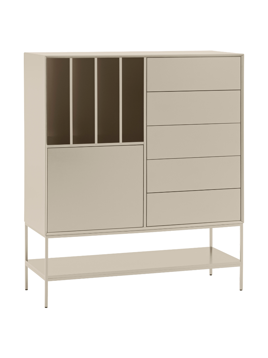 
Grand bahut design «Platt» - Sable