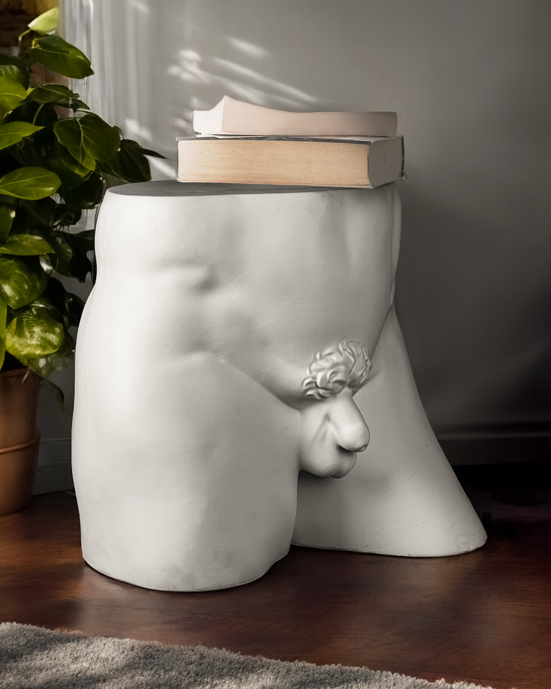 
Designer Side Table "Piece of me - him"