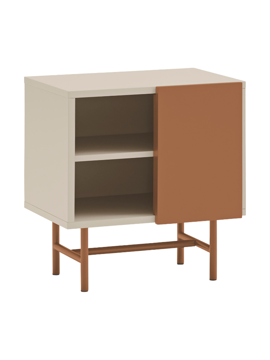 
Table d'appoint et de chevet design « Nube » - Crème / Arkilla