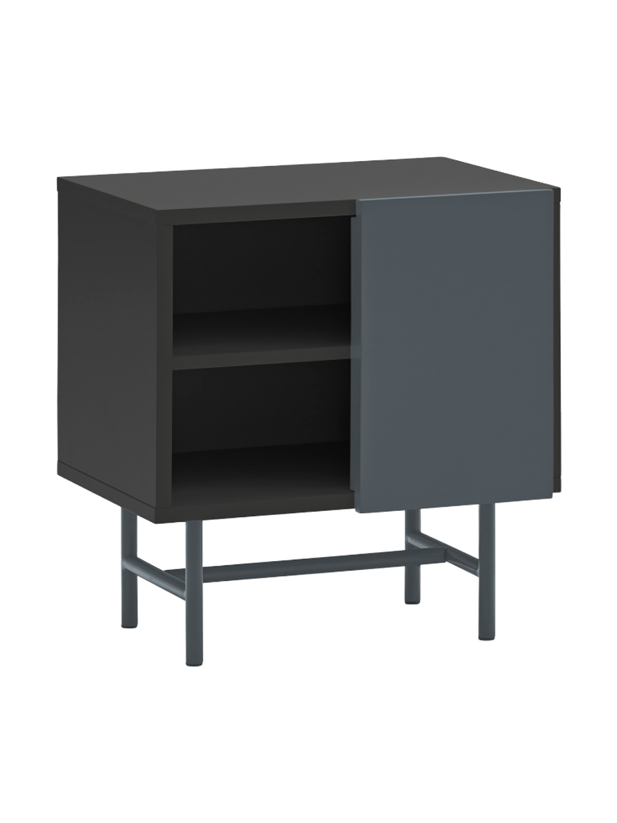 
Table d'appoint et de chevet design « Nube » - Noir / Anthracite