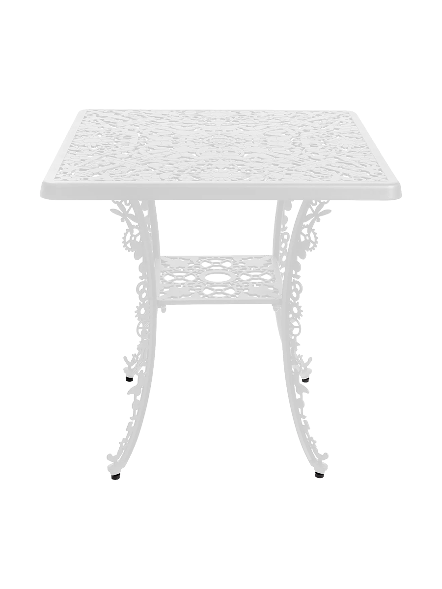 
Table de bistrot de jardin design « Industry » - Blanc