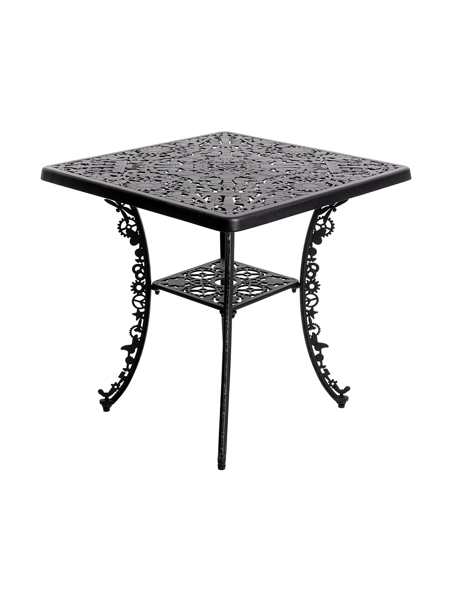 
Table de bistrot de jardin design « Industry » - Noir